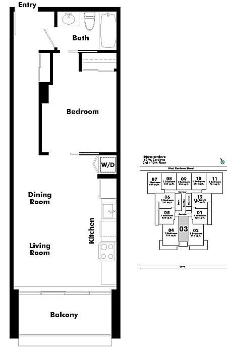 Floor plan 303