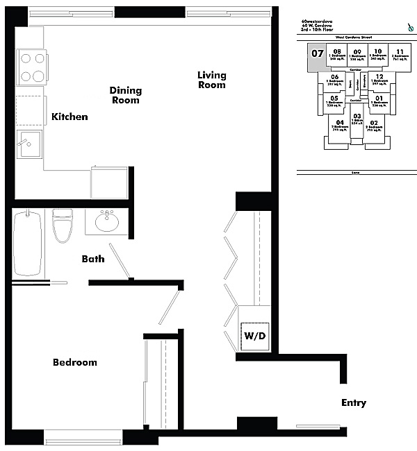 Floor plan 1007