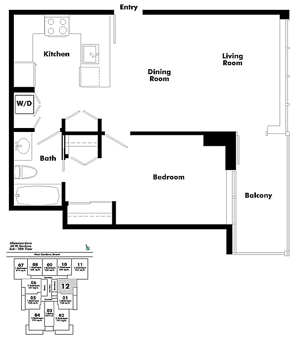 Floor plan 712