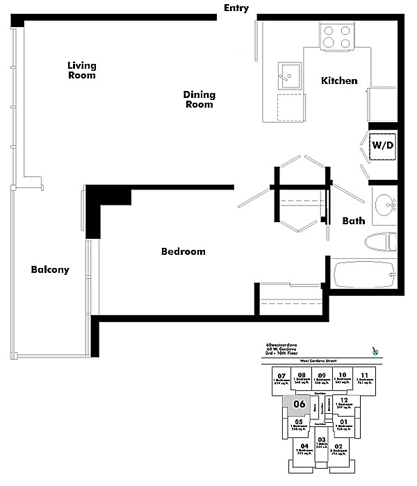Floor plan 906