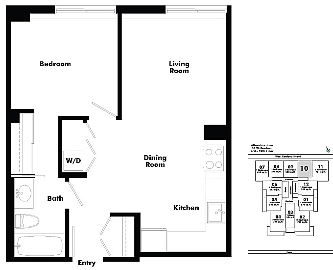 Floor plan 910