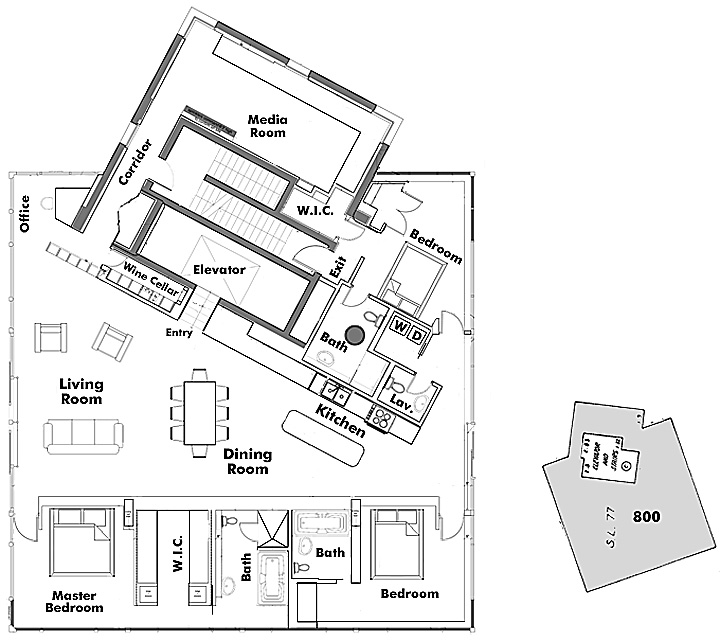 Floor plan 800