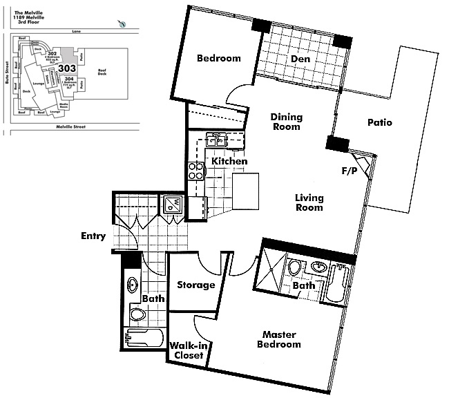 Floor plan 303