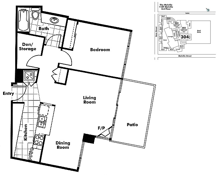 Floor plan 304