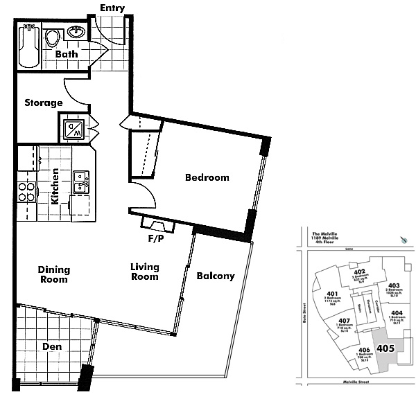 Floor plan 405
