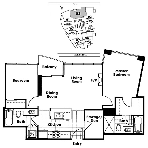 Floor plan 602