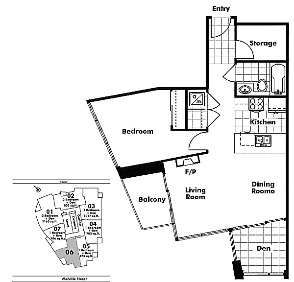 Floor plan 606