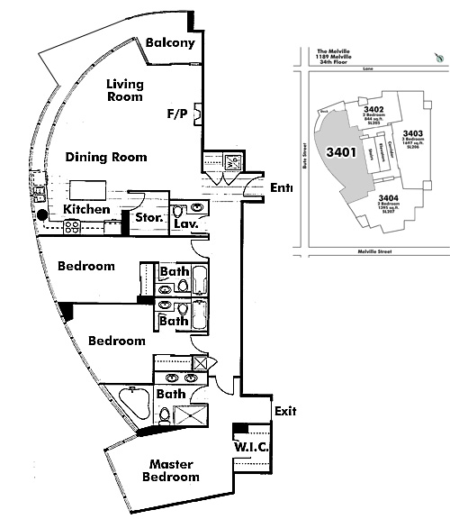 Floor plan 3401