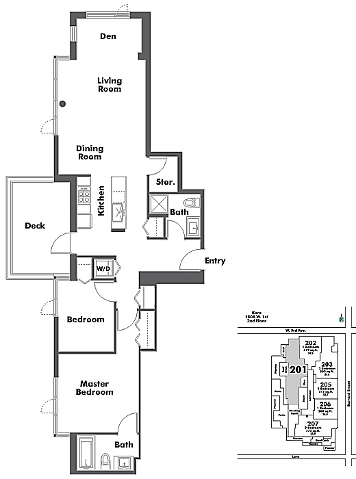 Floor plan 201
