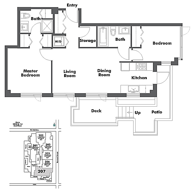 Floor plan 207