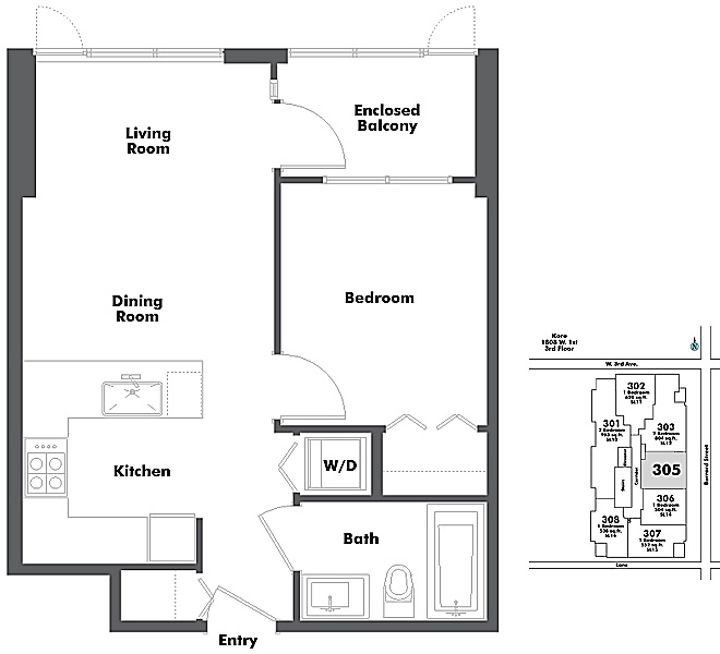 Floor plan 305