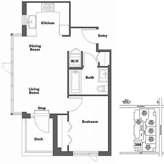 Floor plan 308