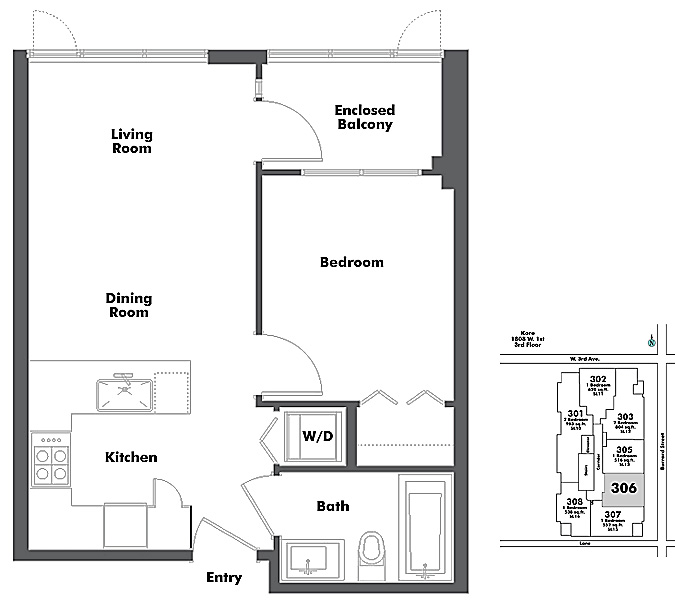 Floor plan 306