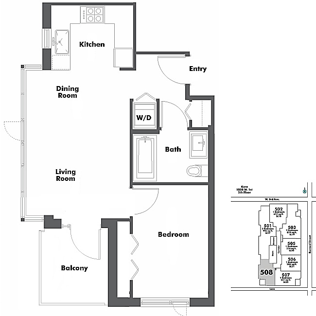 Floor plan 508