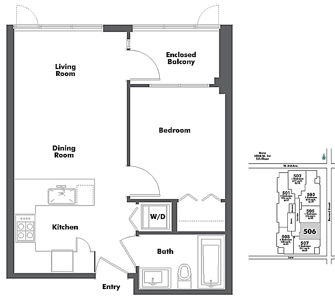 Floor plan 506