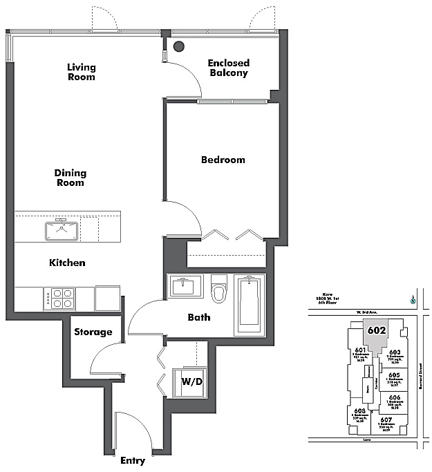 Floor plan 602