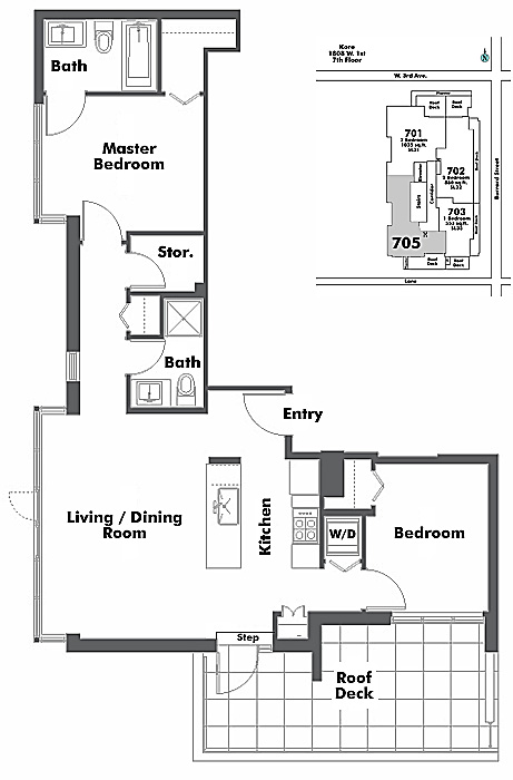 Floor plan 705