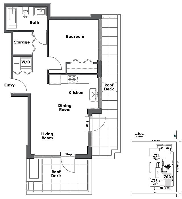 Floor plan 703