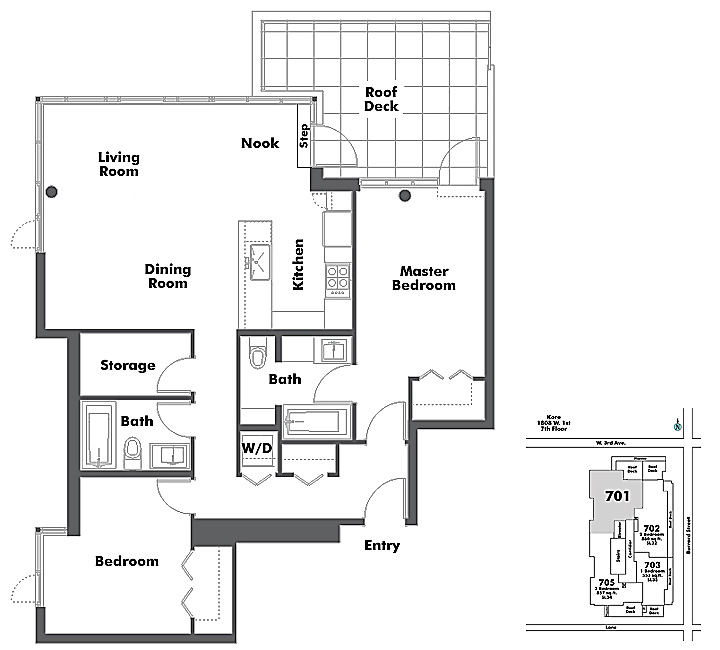 Floor plan 701