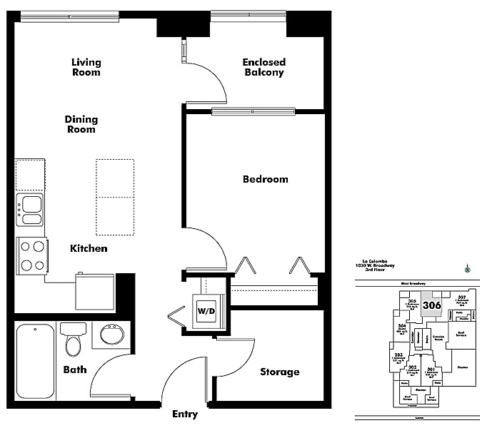 Floor plan 306