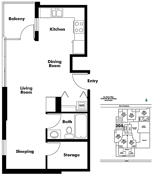 Floor plan 304
