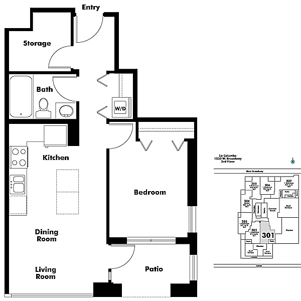 Floor plan 301