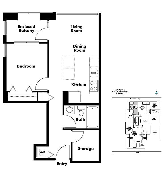 Floor plan 305