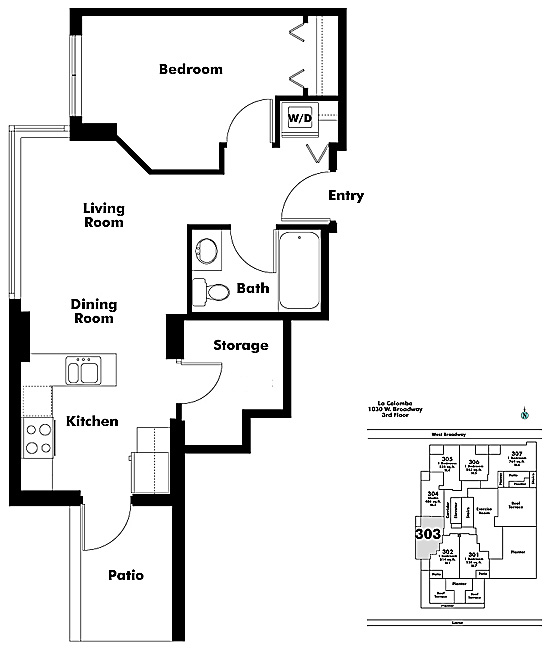 Floor plan 303