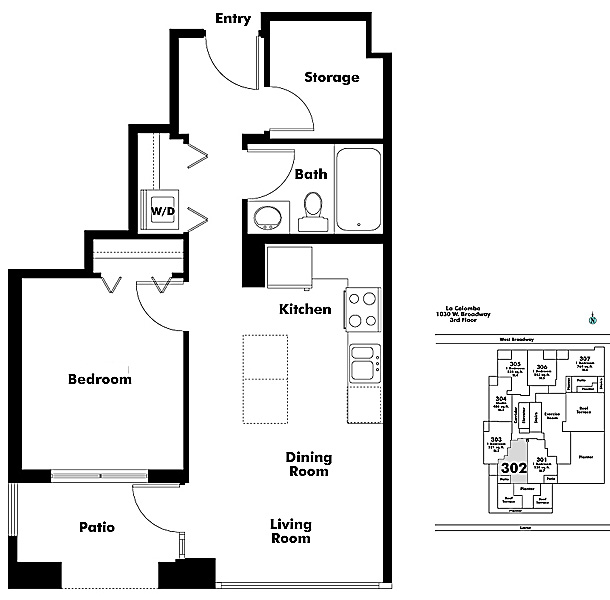 Floor plan 302