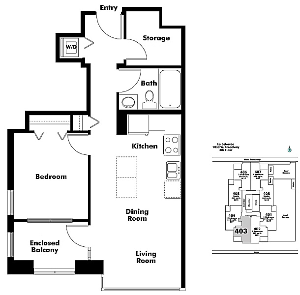 Floor plan 403