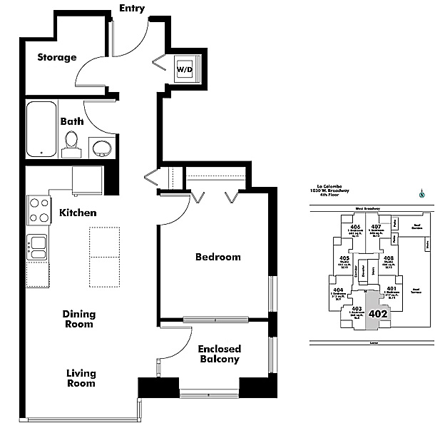 Floor plan 402