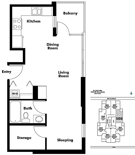 Floor plan 508