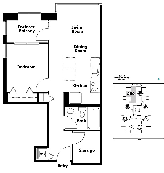 Floor plan 506