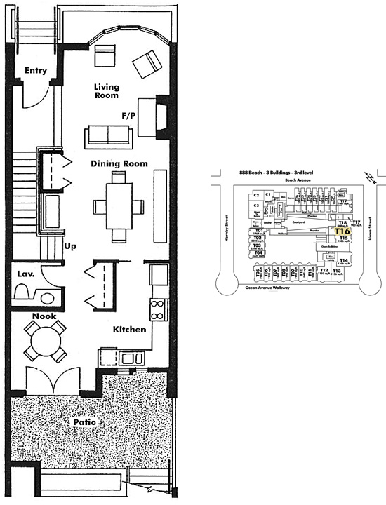 Floor plan TH16
