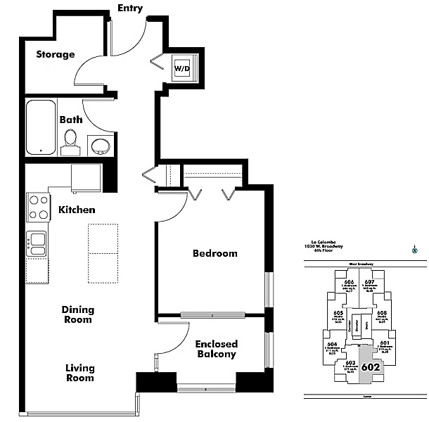 Floor plan 602