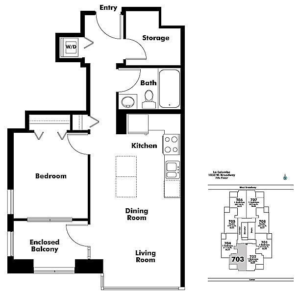 Floor plan 703