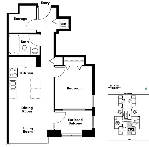 Floor plan 702