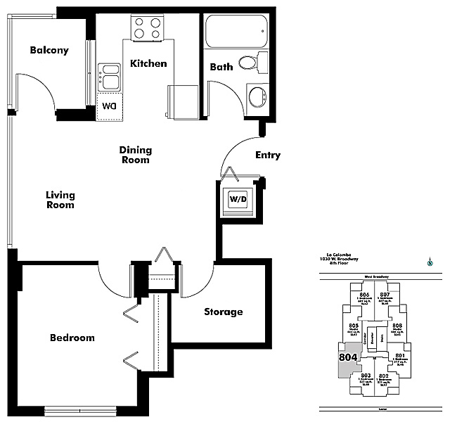 Floor plan 804