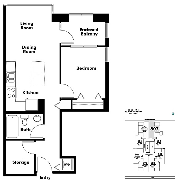Floor plan 807