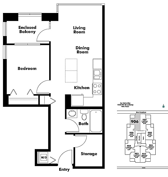 Floor plan 906