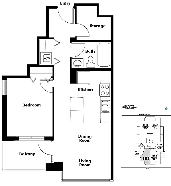 Floor plan 1103