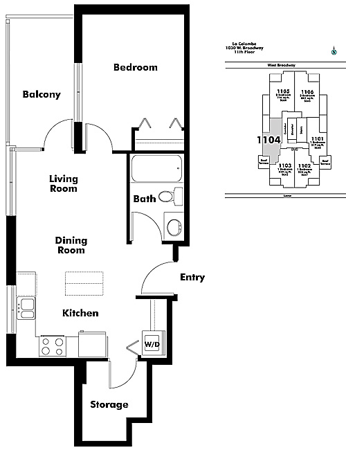 Floor plan 1104