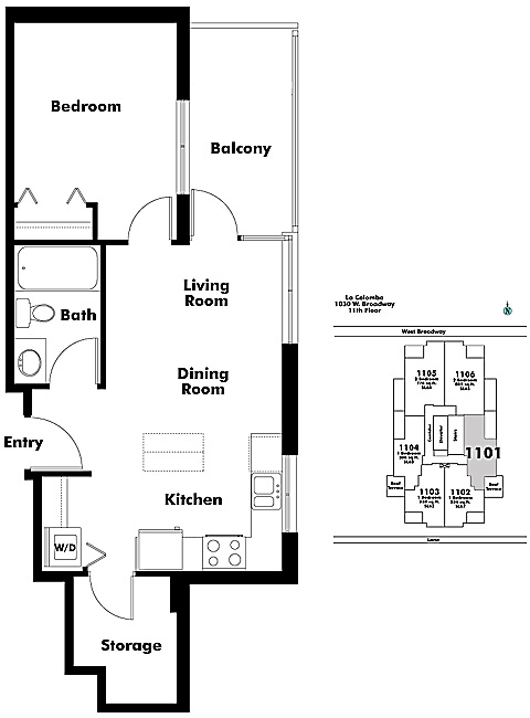 Floor plan 1101
