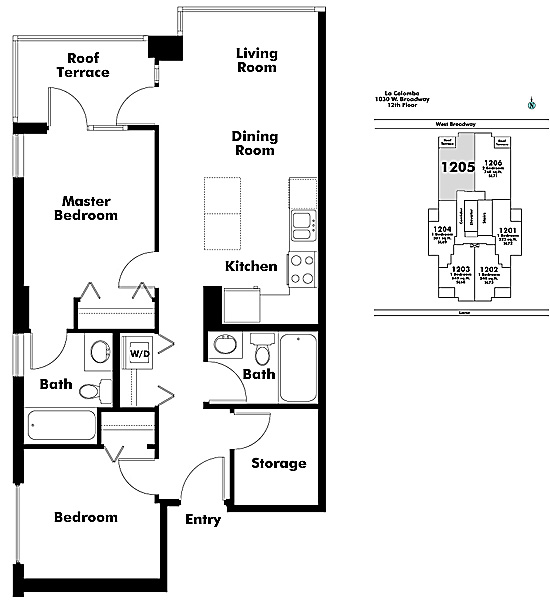 Floor plan 1205