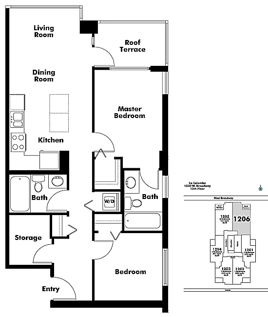 Floor plan 1206
