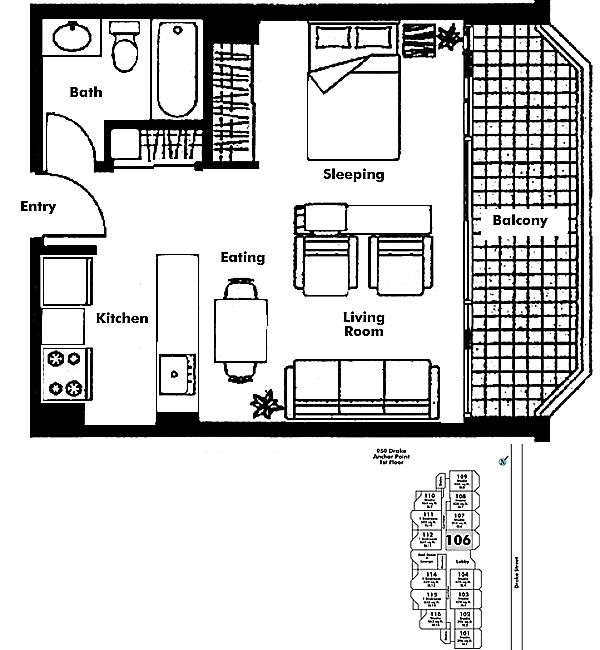 Floor plan 106