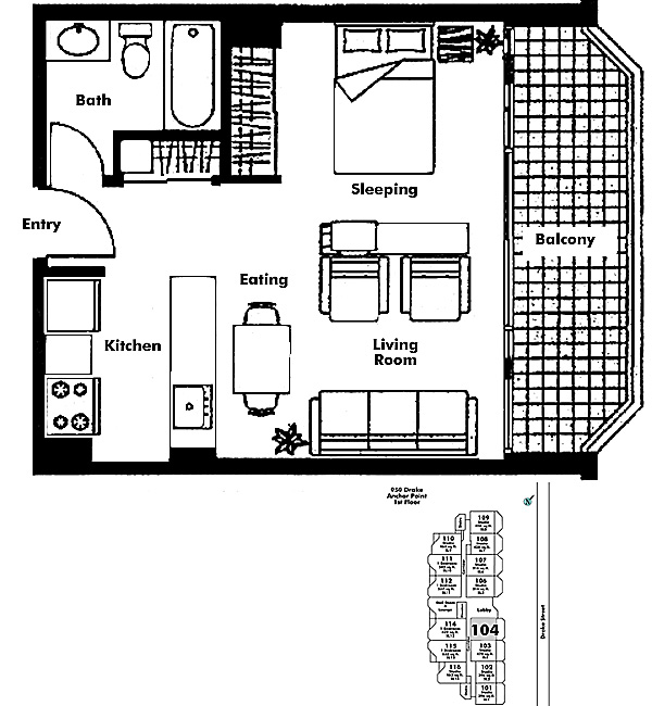 Floor plan 104