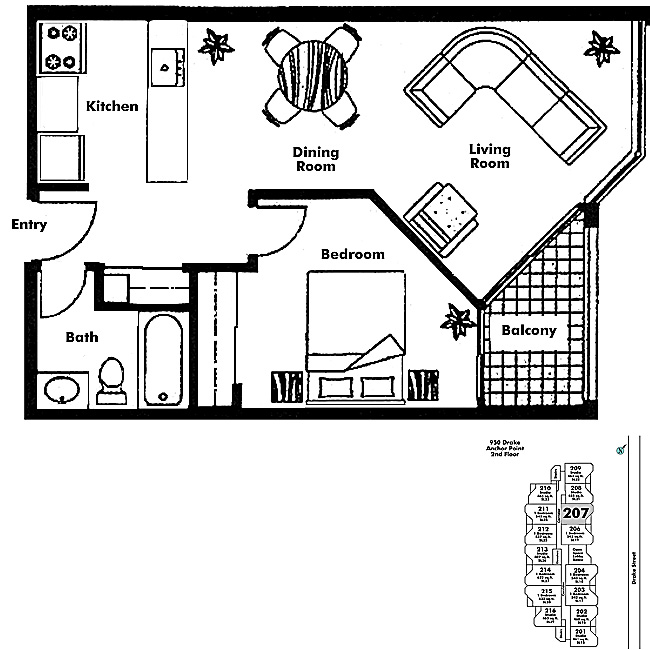 Floor plan 207