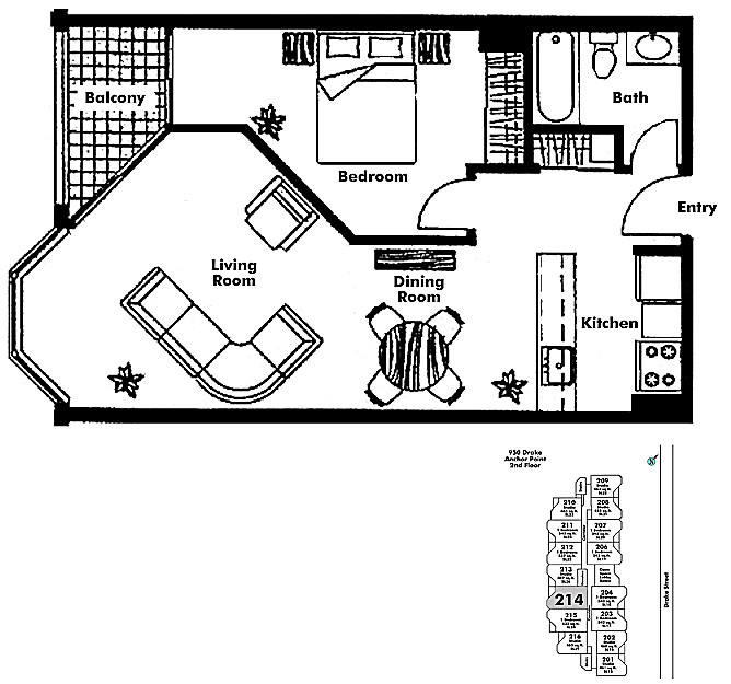 Floor plan 214