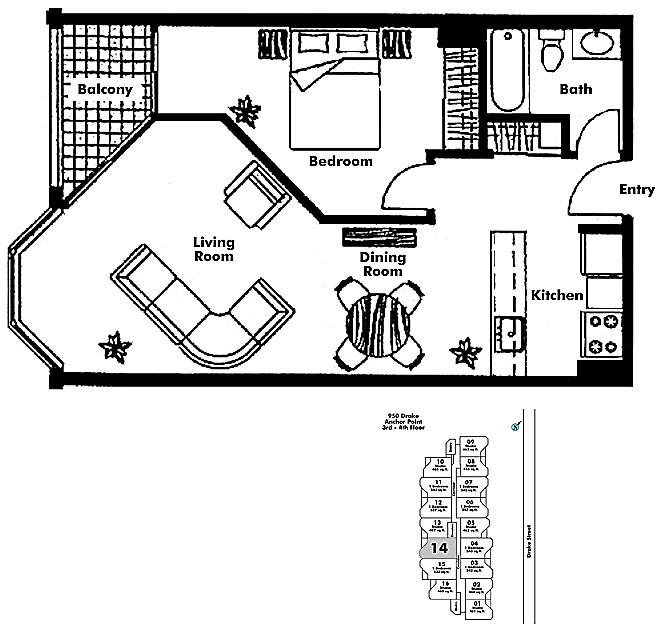 Floor plan 414
